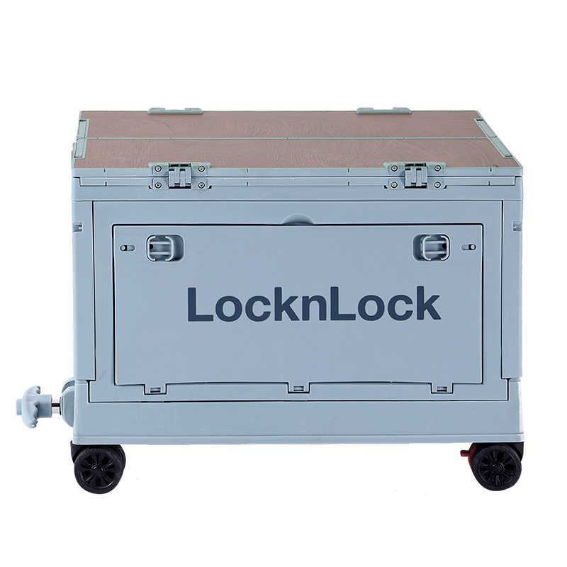 乐扣/家用品新活力多功能折叠收纳拉杆箱 （单位：个）LTZ513GRYFU 蓝灰